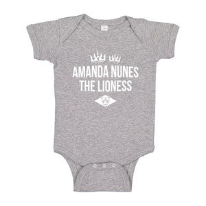 Baby Onesie Amanda Nunes the Lioness 100% Cotton Infant Bodysuit