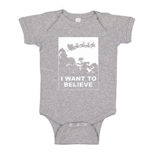 Baby Onesie I Want to Believe Santa 100% Cotton Infant Bodysuit