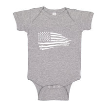 Baby Onesie American Flag 100% Cotton Infant Bodysuit