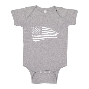 Baby Onesie American Flag 100% Cotton Infant Bodysuit
