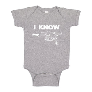 Baby Onesie I Know 100% Cotton Infant Bodysuit