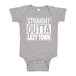 Baby Onesie Straight Outta Lazy Town 100% Cotton Infant Bodysuit