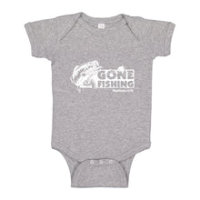 Baby Onesie Gone Fishin 100% Cotton Infant Bodysuit