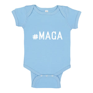 Baby Onesie #MAGA 100% Cotton Infant Bodysuit