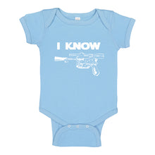 Baby Onesie I Know 100% Cotton Infant Bodysuit
