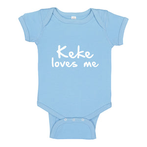Baby Onesie Keke Loves Me 100% Cotton Infant Bodysuit
