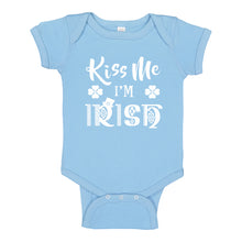 Baby Onesie Kiss Me I'm Irish 100% Cotton Infant Bodysuit
