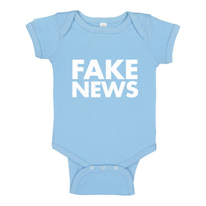 Baby Onesie FAKE NEWS 100% Cotton Infant Bodysuit