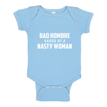 Baby Onesie Bad Hombre Raised by a Nasty Woman 100% Cotton Infant Bodysuit