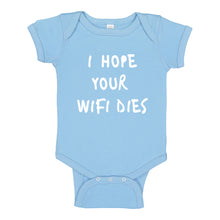Baby Onesie I Hope Your Wifi Dies 100% Cotton Infant Bodysuit