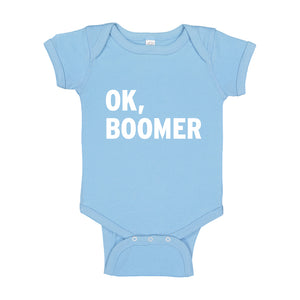 Baby Onesie Ok, Boomer 100% Cotton Infant Bodysuit