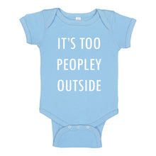 Baby Onesie Too Peopley Outside 100% Cotton Infant Bodysuit
