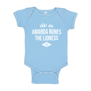 Baby Onesie Amanda Nunes the Lioness 100% Cotton Infant Bodysuit