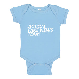 Baby Onesie Action Fake News Team 100% Cotton Infant Bodysuit