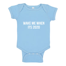 Baby Onesie Wake Me When its 2020 100% Cotton Infant Bodysuit