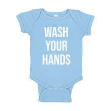 Baby Onesie WASH YOUR HANDS 100% Cotton Infant Bodysuit