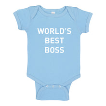 Baby Onesie World's Best Boss 100% Cotton Infant Bodysuit