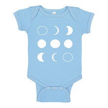 Baby Onesie Moon Phases 100% Cotton Infant Bodysuit