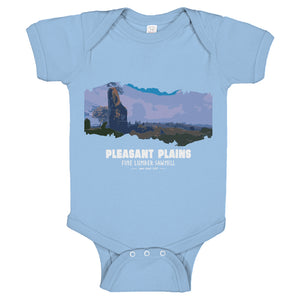 Baby Onesie Pleasant Plains Fine Lumber Sawmill 100% Cotton Infant Bodysuit