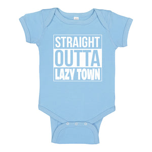 Baby Onesie Straight Outta Lazy Town 100% Cotton Infant Bodysuit