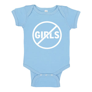 Baby Onesie No Girls 100% Cotton Infant Bodysuit