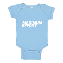 Baby Onesie Maximum Effort 100% Cotton Infant Bodysuit