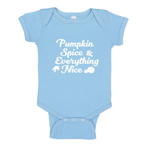 Baby Onesie Pumpkin Spice and Everything Nice 100% Cotton Infant Bodysuit