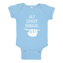 Baby Onesie Sloth is my Spirit Animal 100% Cotton Infant Bodysuit