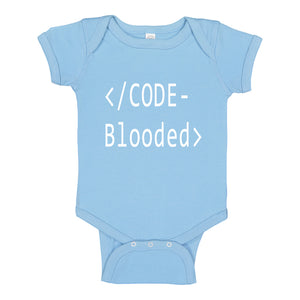 Baby Onesie Code Blooded 100% Cotton Infant Bodysuit