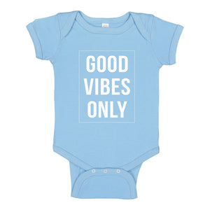 Baby Onesie Good Vibes Only 100% Cotton Infant Bodysuit