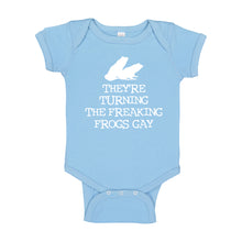 Baby Onesie They're Turning the Freaking Frogs Gay! 100% Cotton Infant Bodysuit