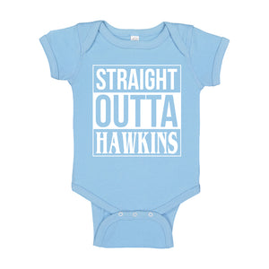Baby Onesie Straight Outta Hawkins 100% Cotton Infant Bodysuit