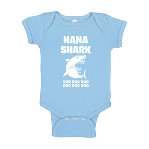 Baby Onesie Nana Shark 100% Cotton Infant Bodysuit