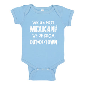 Baby Onesie We're from Out of Town 100% Cotton Infant Bodysuit