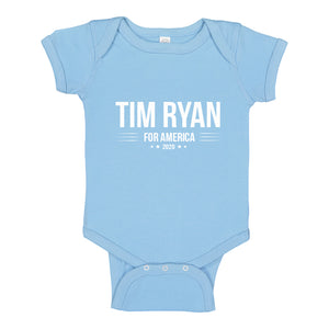 Baby Onesie TIM RYAN for President 2020 100% Cotton Infant Bodysuit