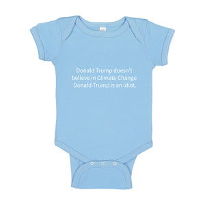 Baby Onesie Donald Trump is an Idiot 100% Cotton Infant Bodysuit