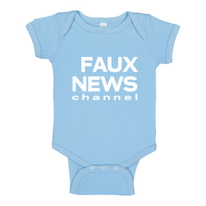 Baby Onesie Faux News 100% Cotton Infant Bodysuit