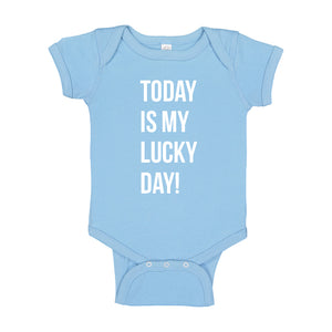Baby Onesie TODAY IS MY LUCKY DAY! 100% Cotton Infant Bodysuit