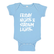 Baby Onesie Friday Nights Stadium Lights 100% Cotton Infant Bodysuit