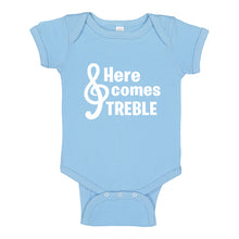 Baby Onesie Here Comes Treble 100% Cotton Infant Bodysuit