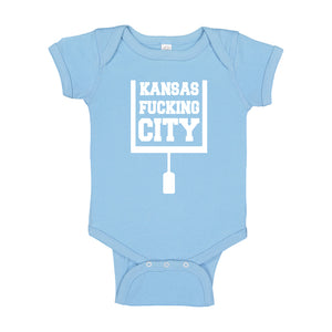 Baby Onesie Kansas Fucking City 100% Cotton Infant Bodysuit