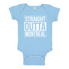 Baby Onesie Straight Outta Montreal 100% Cotton Infant Bodysuit