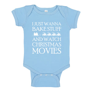 Baby Onesie Bake Stuff, Christmas Movies 100% Cotton Infant Bodysuit