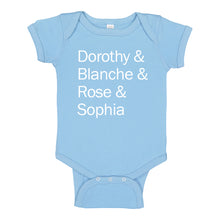 Baby Onesie Golden Names 100% Cotton Infant Bodysuit