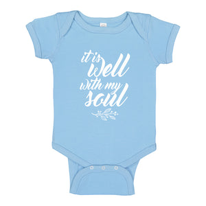 Baby Onesie It is Well with My Soul 100% Cotton Infant Bodysuit