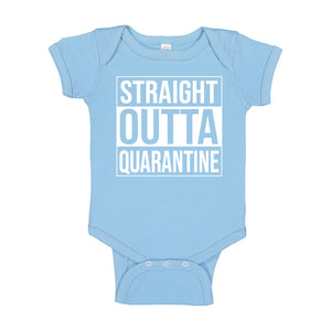 Baby Onesie Straight Outta Quarantine 100% Cotton Infant Bodysuit