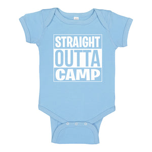 Baby Onesie Straight Outta Camp 100% Cotton Infant Bodysuit