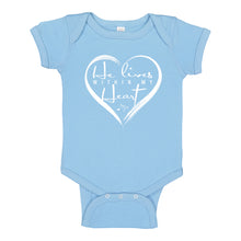 Baby Onesie He Lives Within My Heart 100% Cotton Infant Bodysuit
