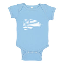 Baby Onesie American Flag 100% Cotton Infant Bodysuit