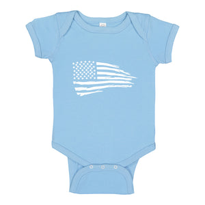 Baby Onesie American Flag 100% Cotton Infant Bodysuit